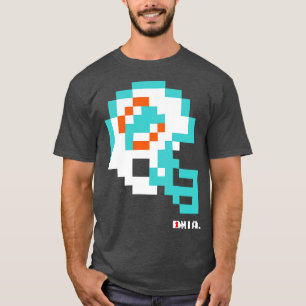 T-shirt Casquette de casque Dolphins Tecmo Bowl