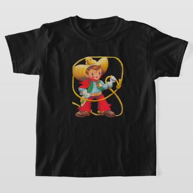 T-shirt Casquette de corde Buckaroo Cowboy Épersion Badge (Poser)