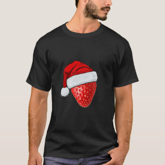 T-shirt casquette de Noël avec fraise douce