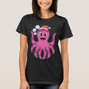 T-shirt Casquette de Noël Octopus