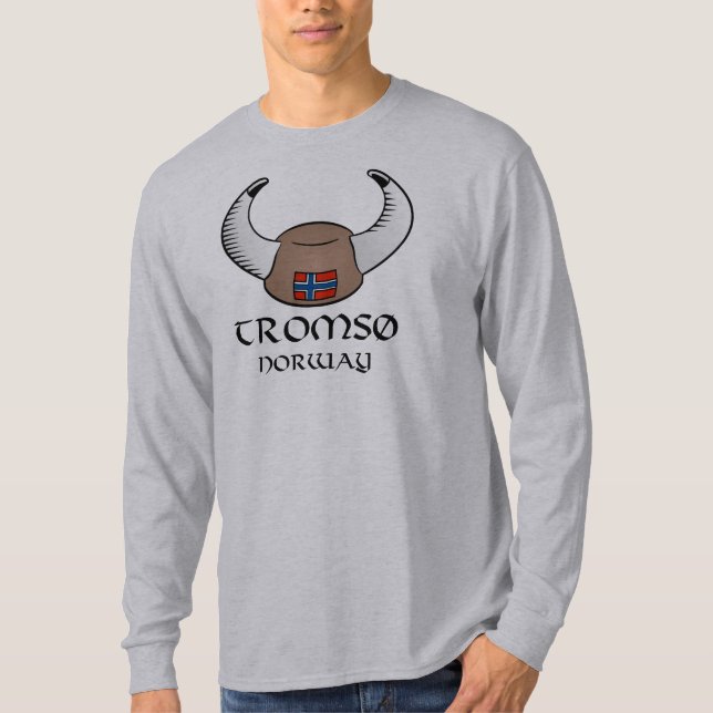 T-shirt Casquette de Tromso Norvège Viking (Devant)