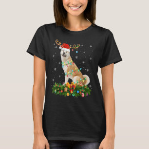 T-shirt Casquette des Rennes de Noël Père Noël Akita Chien