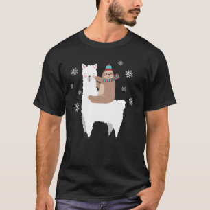 T-shirt Casquette drôle de Père Noël d'écharpe de Noë