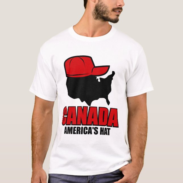 T-shirt Casquette du Canada Amériques (Devant)
