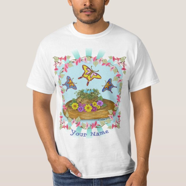 T-shirt Casquette Flower Nest (Devant)