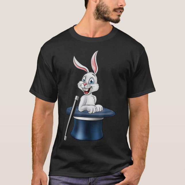 T-shirt Casquette magicien de lapin (Devant)