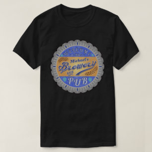 T-shirt Casquette personnalisé par Pub de bouteille à