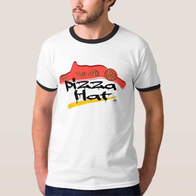 T-shirt Casquette T de pizza (Devant)