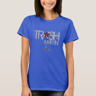 T-shirt CASQUETTE TRASH Martini Dames Sleeve Raglan Logo A