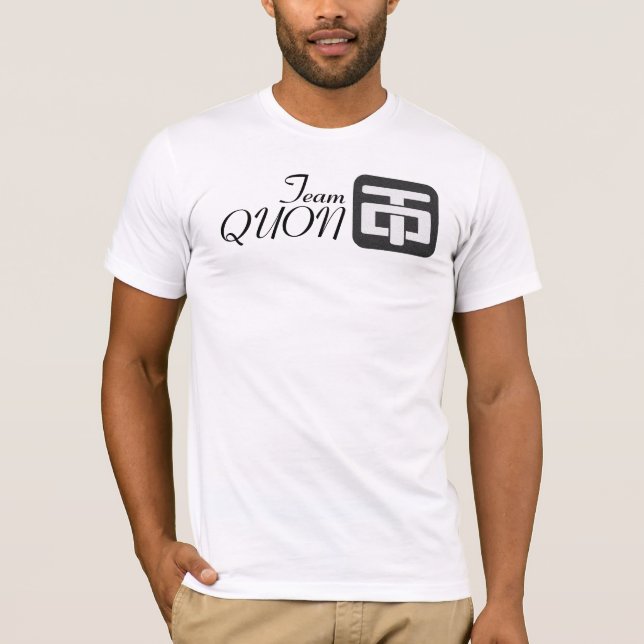 T-shirt Casquettes de l'équipe QUON (Devant)