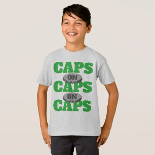 T-shirt Casquettes sur Casquettes sur Casquettes Jeu vidéo