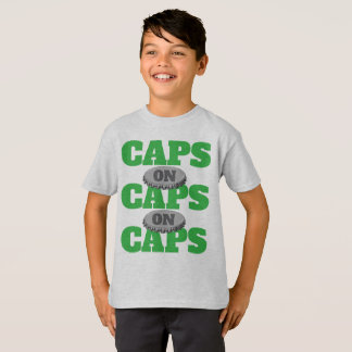 T-shirt Casquettes sur Casquettes sur Casquettes Jeu vidéo