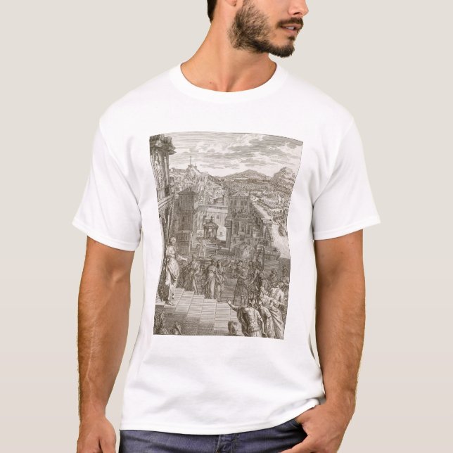 T-shirt Cassandra prévoit les Trojan leur destin et est (Devant)