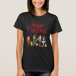 T-shirt Casse-noisette Merry Xmas Plum sucre fée Casse-noi