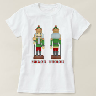 T-shirt Casse-noix drôle Buttcracker de Noël humoristiqu