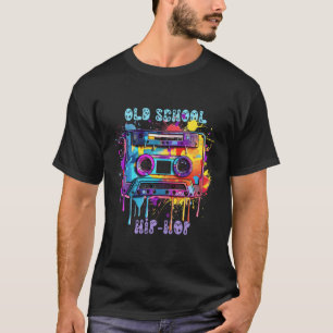 T-shirt Cassette de fusion rétro de l'ancienne école