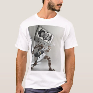 T-shirt Cassette homme jouant de la guitare