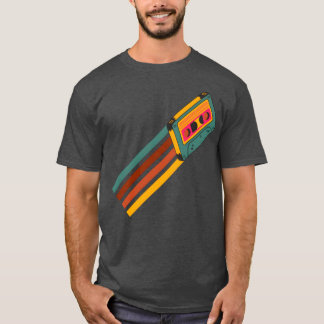 T-shirt Cassette Rétro Humour 70s