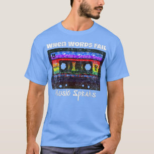 T-shirt Cassette Tape Retro Music 90s Rave House Techno 