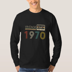 T-shirt Cassette vintage 1970