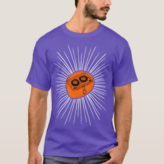 T-shirt Cassettes Cassettes 80s 90s Ruban adhésif fille