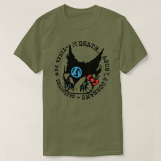 T-shirt Cassettes de mort, d'agonie et de cris et vinyle