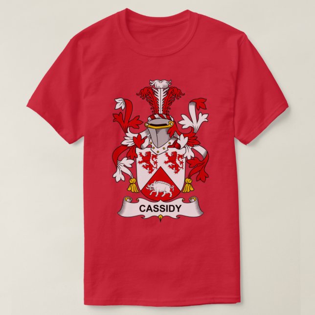 T-shirt Cassidy Coat of Arms Family (Design devant)