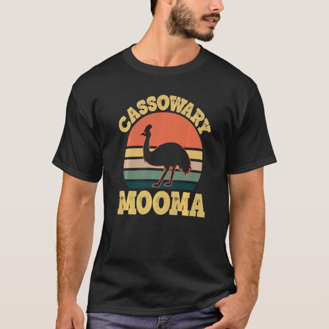 T-shirt Cassowary Mooma Cute Cassowary Party (Devant)
