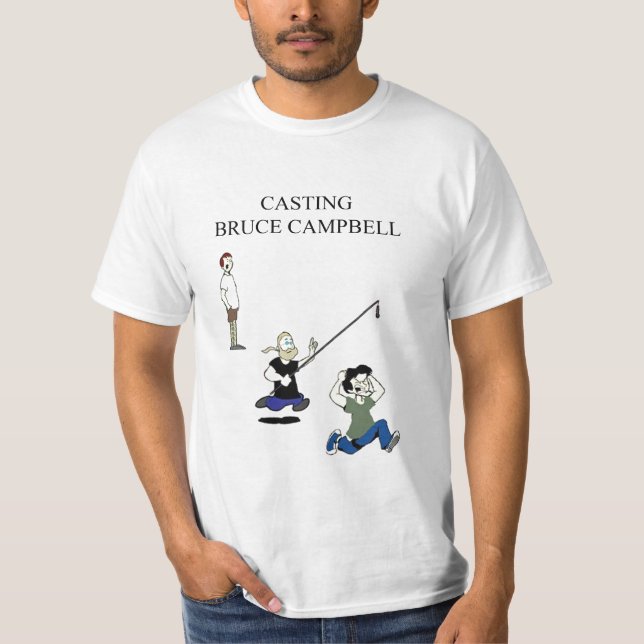 T - Shirt CastingBruce Campbell (Vorderseite)