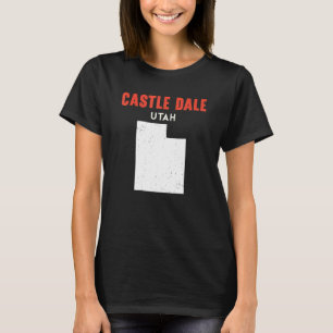 T-shirt Castle Dale Utah États-Unis État Amérique Voyage U