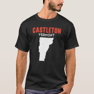 T-shirt Castleton Vermont USA State America Travel Vermont