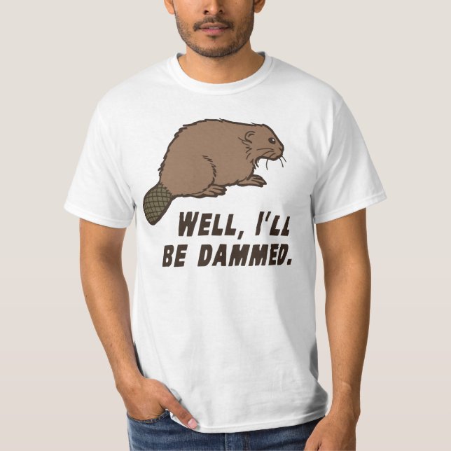 T-shirt Castor endommagé (Devant)