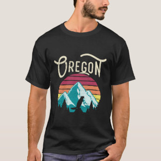 T-shirt Castor Oregon Ou Montagne