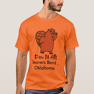 T-shirt Castor-Petit, courbure de castors, l'Oklahoma