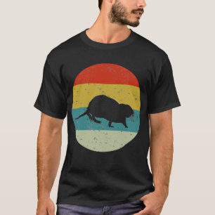 T-shirt castor rétro vinatge