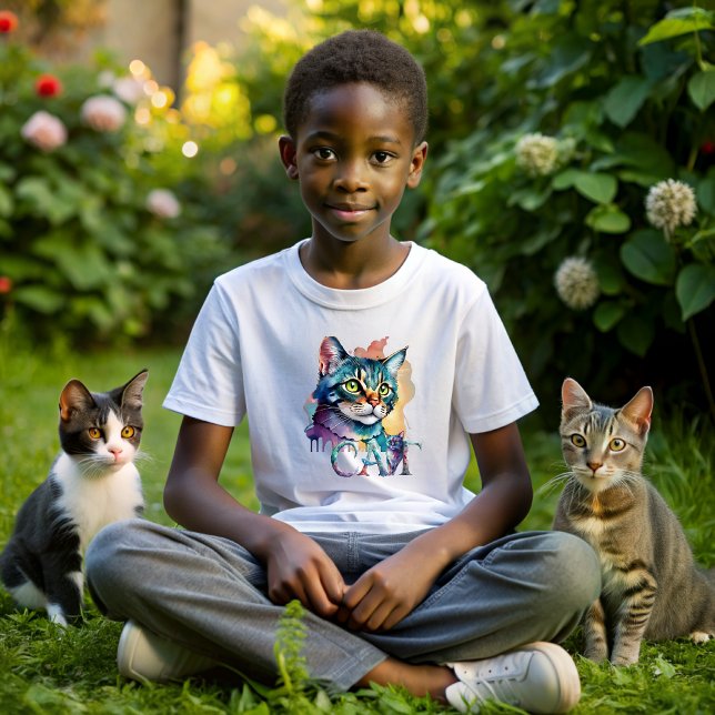 T-shirt Cat (Gato)