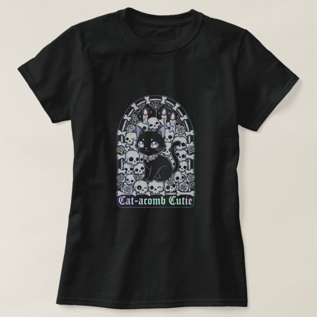 T-shirt Cat-acomb cutie (Design devant)