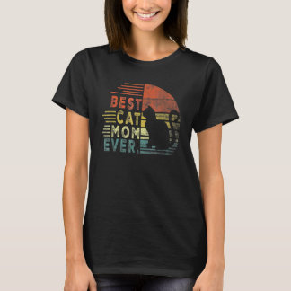 T-shirt Cat Best Cat Maman Jamais Rencontrer Avec Mon Chat