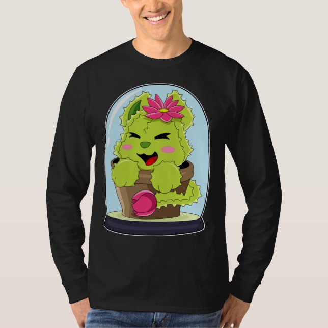 T-shirt Cat Cactus (Devant)