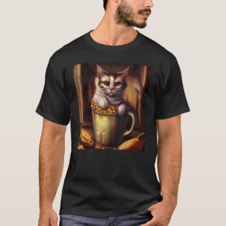 T-shirt Cat Café Maïs En Épi