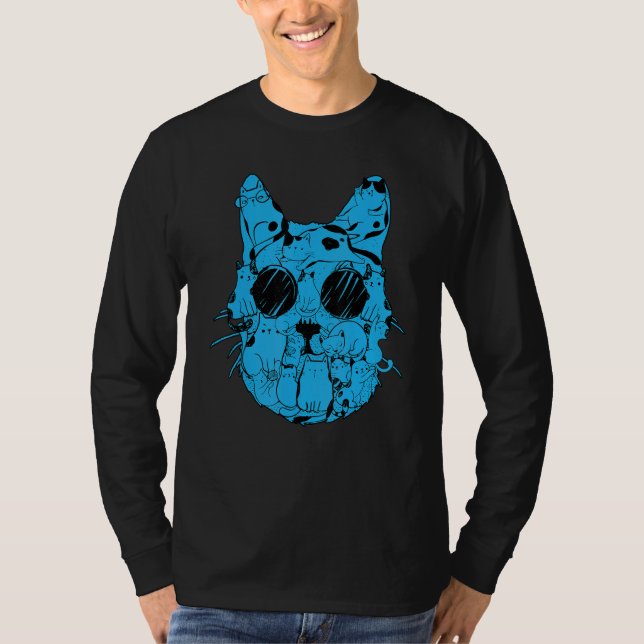 T-shirt Cat  Cat Head   Cats (Devant)