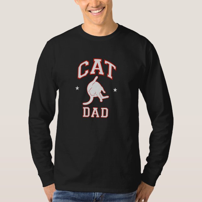 T-shirt Cat Dad (Devant)