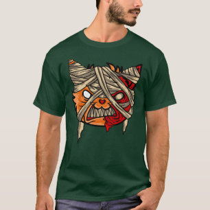 T-shirt Cat de maman Zombie effrayant