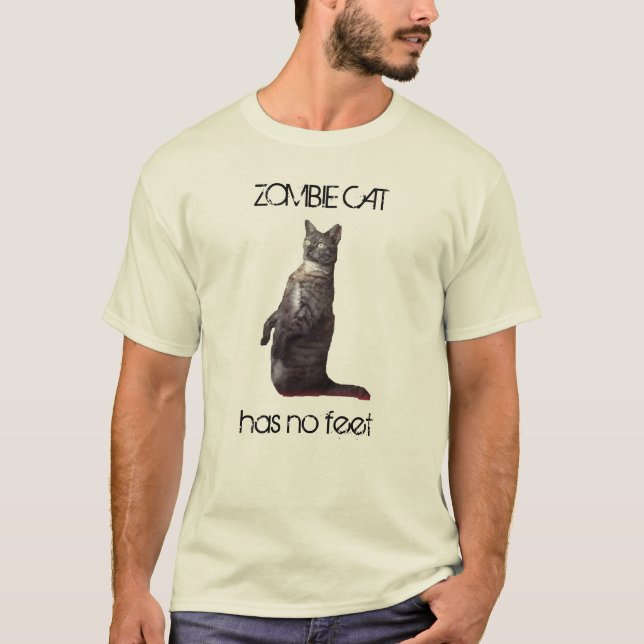 T-SHIRT CAT DE ZOMBI (Devant)