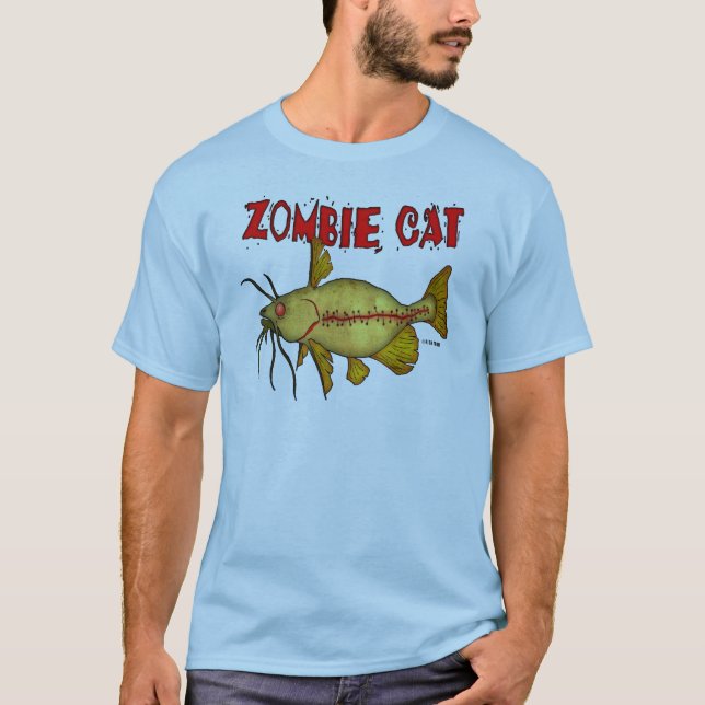 T-SHIRT CAT DE ZOMBI (Devant)