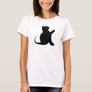 T-shirt Cat dit bonjour