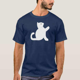 T-shirt Cat dit bonjour