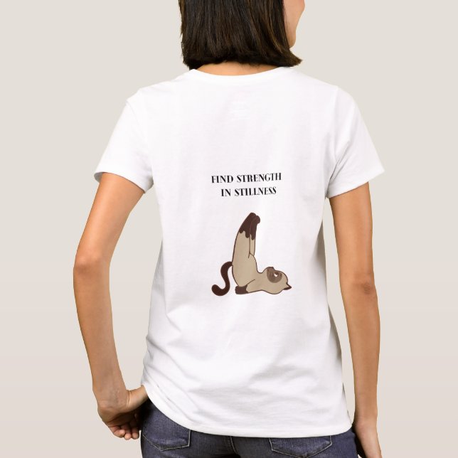 T-shirt CAT Guerrier pacifique Yoga (Dos)