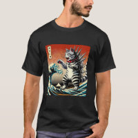 Cat Kaiju Catzilla Art Japonais Hommes Femmes Enfa