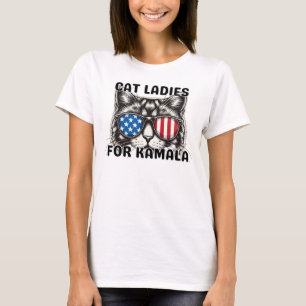 T-shirt Cat Ladies for Kamala drôle politique électorale 2